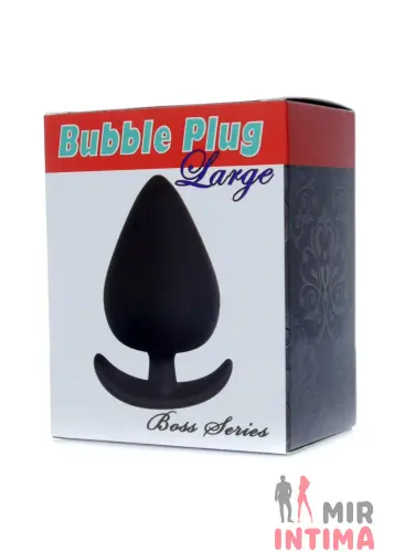 Анальная пробка Bubble Plug Large, 9,5х5 см Анальная пробка Bubble Plug Large, 9,5х5 см